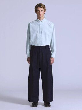 NWT Levis Blue Tab Pleated Mns Sz 38 Trousers Japanese Selva